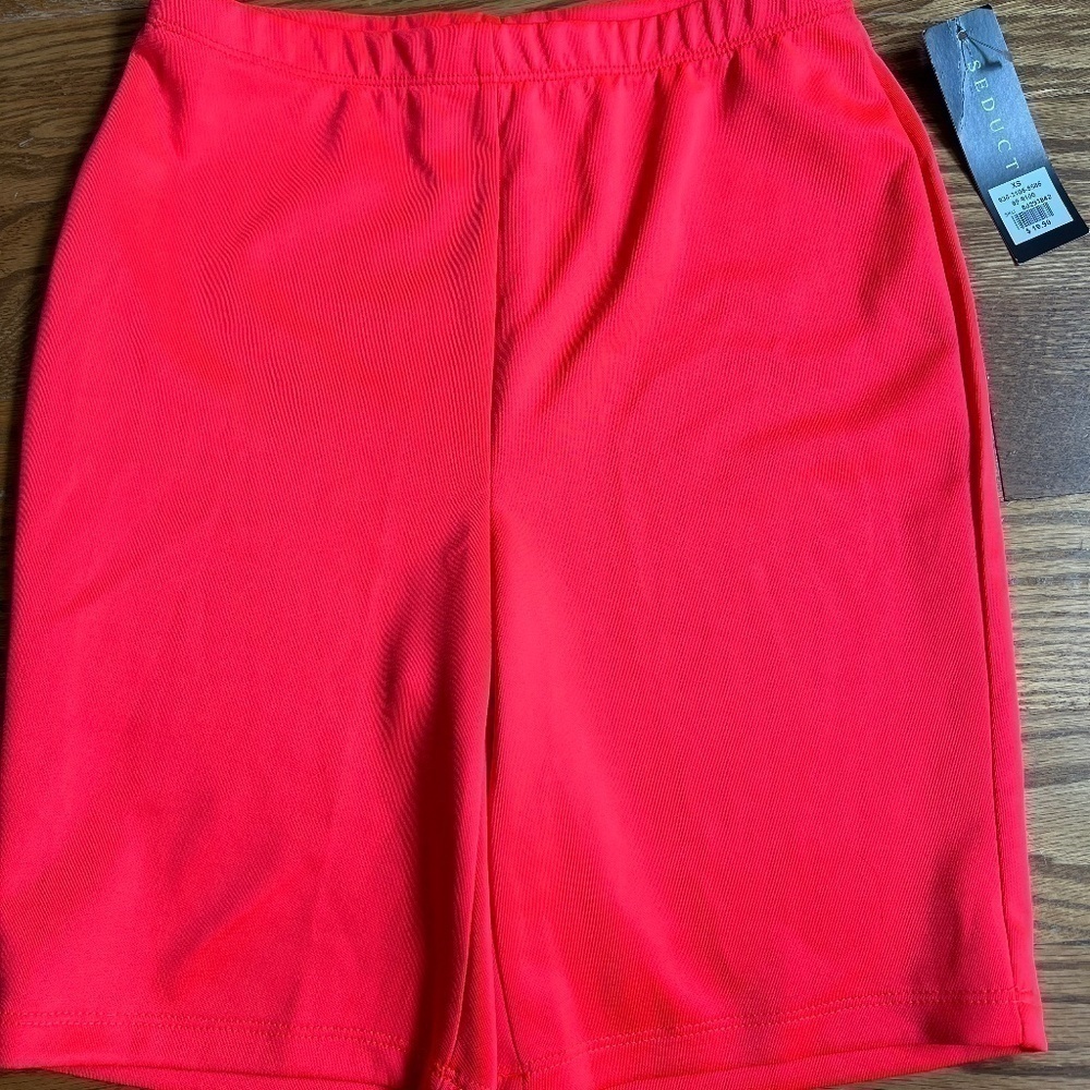 NWT - Bright Pink Biker Shorts